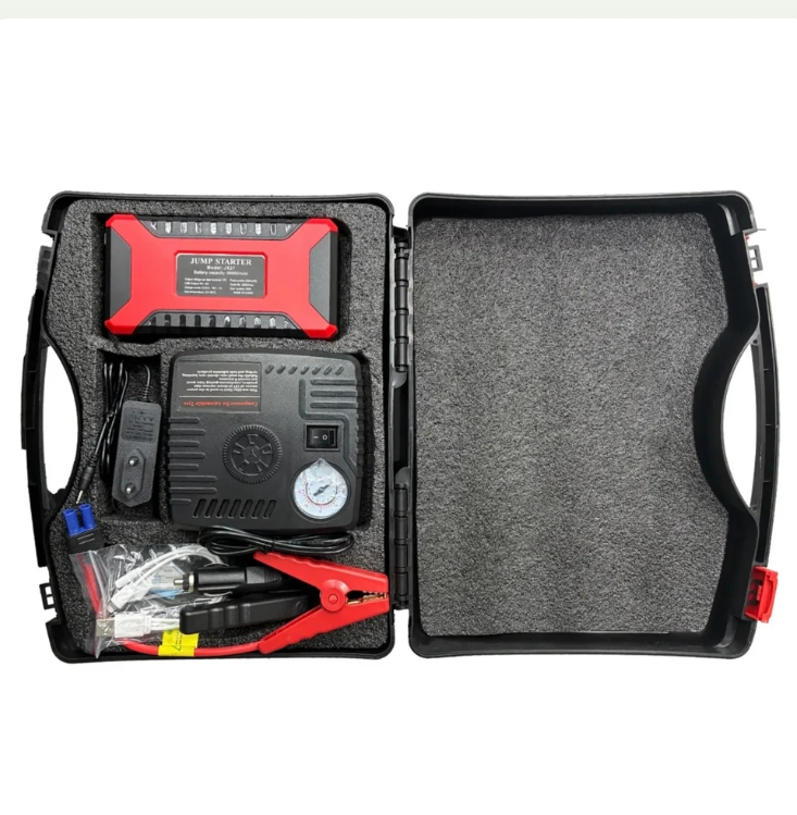 Portable Car Jump Starter & Air Compressor | Never Get Stranded Again