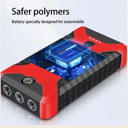 Portable Car Jump Starter & Air Compressor | Never Get Stranded Again
