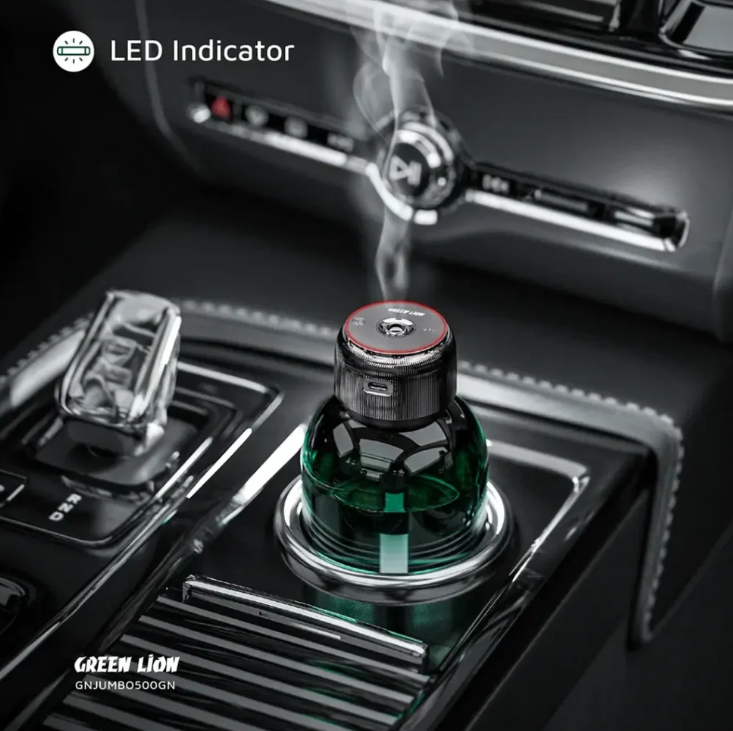 Green Lion Jumbo Car Fragrance Diffuser 500mL | Long-Lasting Scent, Every Drive